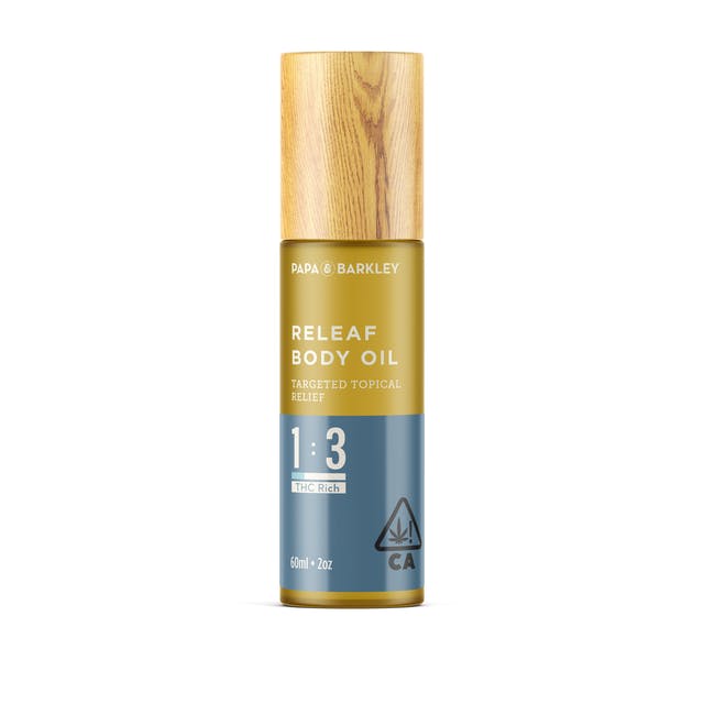 Releaf™ Massage Oil 1:3 CBD:THC Releaf™ Massage Oil 1:3 CBD:THC