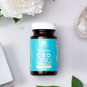 The Relief CBD Capsules provide a convenient, discreet, and consistent dosing method. A simple, flavor-free option that’s perfect for a daily regimen. Made with water-soluble full spectrum hemp extract, it’s formulated to be optimally bioavailable to the human endocannabinoid system. 750mg CBD/bottle