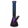Red Eye Tek 15'' 7mm Traditions Series Hobstar Beaker Bong - Metallic Blue