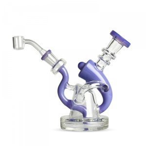 Red Eye Glass 6.75" Equalizer Dab Rig- Opal Purple