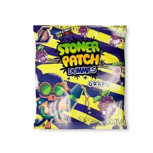 Stoner Patch Grape Gummies 500mg THC