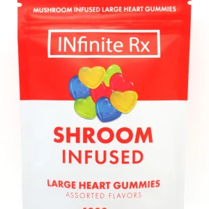 INfinite Rx’s Shroom Infused Large Heart Gummies Edibles