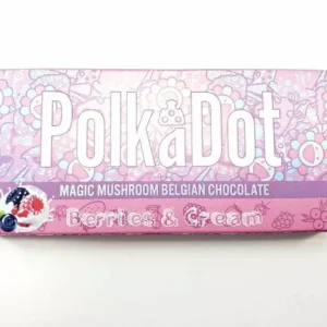 Polkadot Berries & Cream Belgian Chocolate Bars